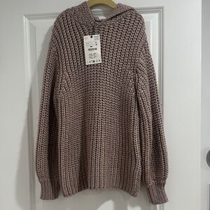 Chunky Knit Brown Sweater